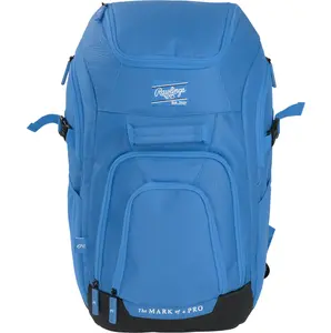 Rawlings Franchise 2 Baseball Backpack Columbia Blue, baseball gear bag, bat carrier, athlete backpack, sports equipment storage, team travel pack, training bag, game day backpack, field essentials, organizer bag