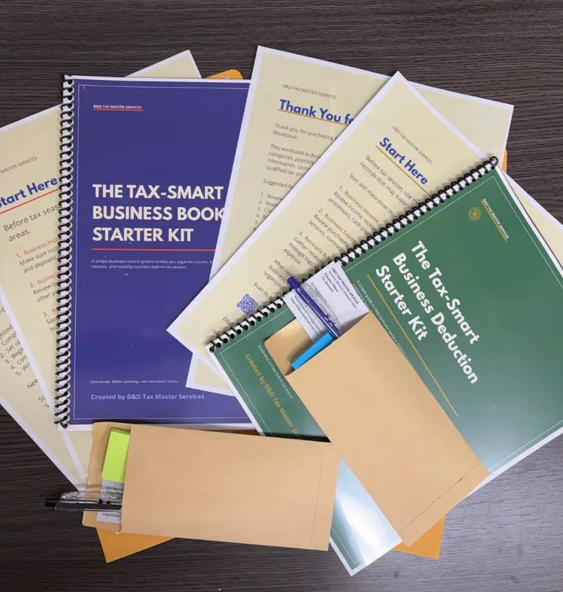 The Tax-Smart Business Starter Kit Combo – 2 Printed Workbooks
