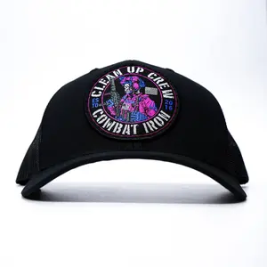 Clean Up Crew Miami Patch Mid-Profile Mesh Snapback Hat