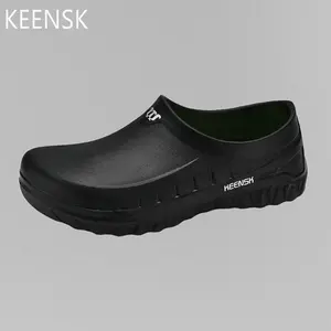 KEENSK-Slip-Resistant  work shoes Slide-in shoes Easy to put on and take off water proof Anti-oil stain Suitable for kitchen, restaurant waiters, hospitals, doctors, nurses, caregivers, nursing homes, gardeners and other occupations. Anti-slip Footwear