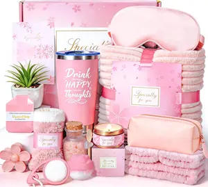 Summer Spring 2026 Mother Day Gift 15Pcs Get Well Soon Gift Baskets for Women, Self Care Gifts, Sympathy & Encouragement Gift After Surgery with Flannel Blanket for Mom Wife Friends