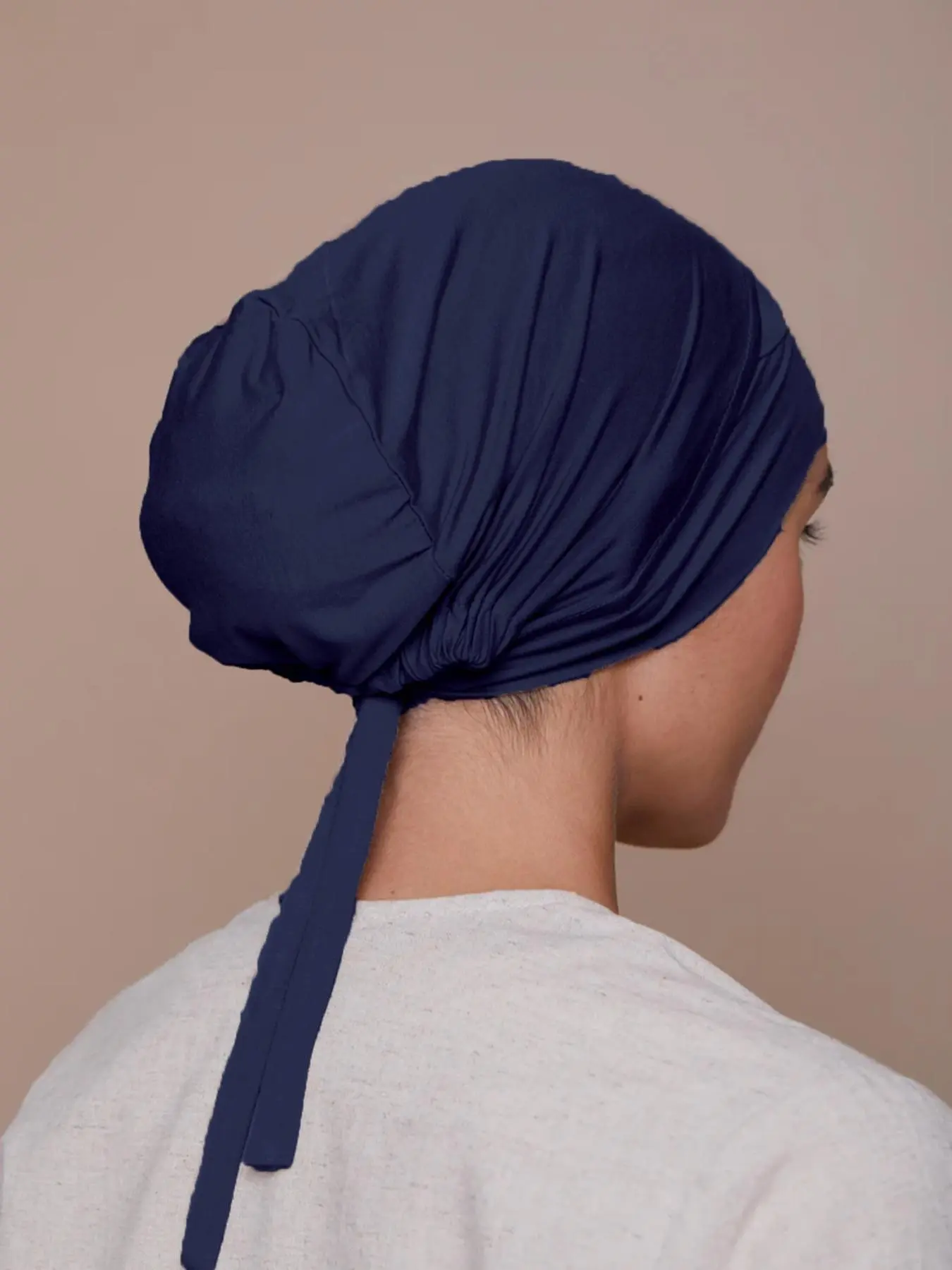 Women's Fashion Cross-Band Hat, Adjustable Elastic Modesty Hijab Turban, Breathable Modal Comfort, Versatile Daily Fit for All Seasons, Hijab Undercap