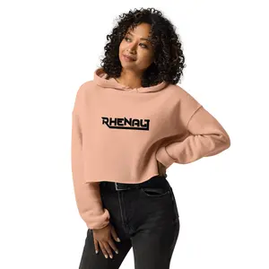 Crop Hoodie Casual Womenswear Comfortable Drawstring Cropped Adjustable Soft