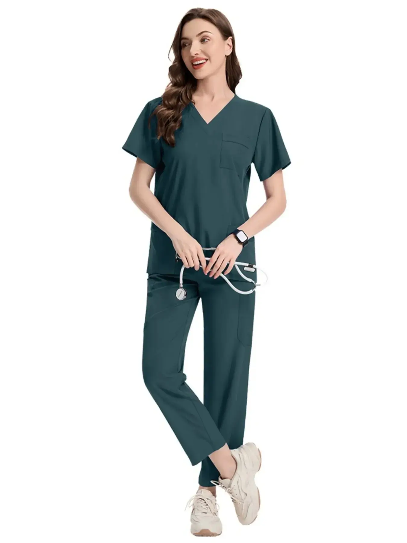Beauty SPA Pet Hospital Dental Operating Room Split Set Multi-Colored Men's and Women's Uniforms Two-Piece Set