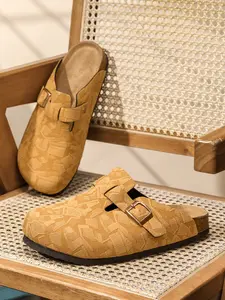 Women's Simple Old Money Style Soft Wood Slippers, Men's Casual One-Step Slip-On Sandals, Fashion Comfortable Daily Wear Shoes Shoes Mules