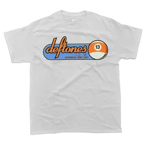 1998 Deftones Around the Fur 13 Ball Tour T-Shirt, Classic For Men And Women Aesthetic Boho Graphic Tshirt Tee Top Womenswear Streetwear Summer