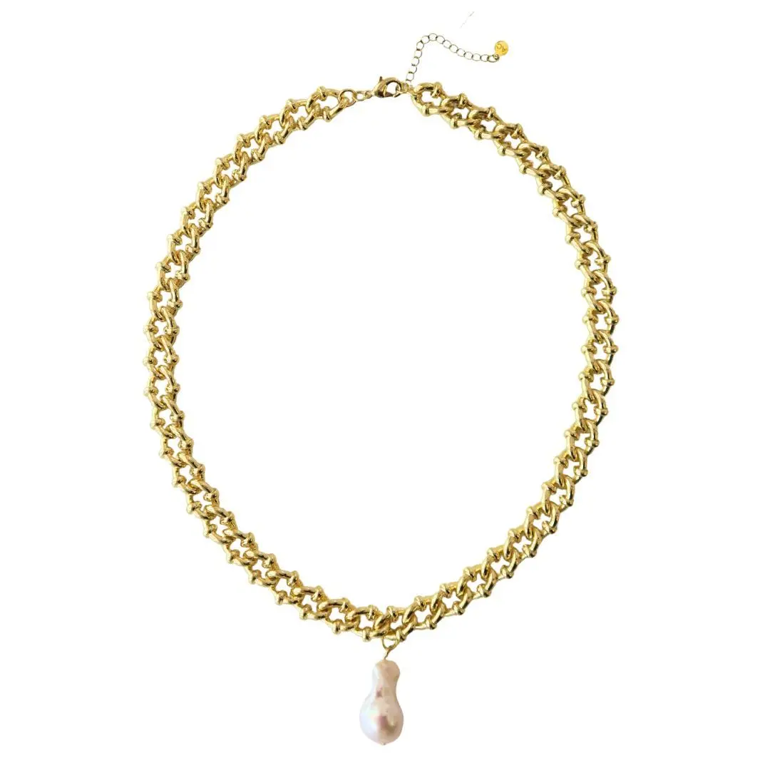 Sea Pearl Drop Necklace