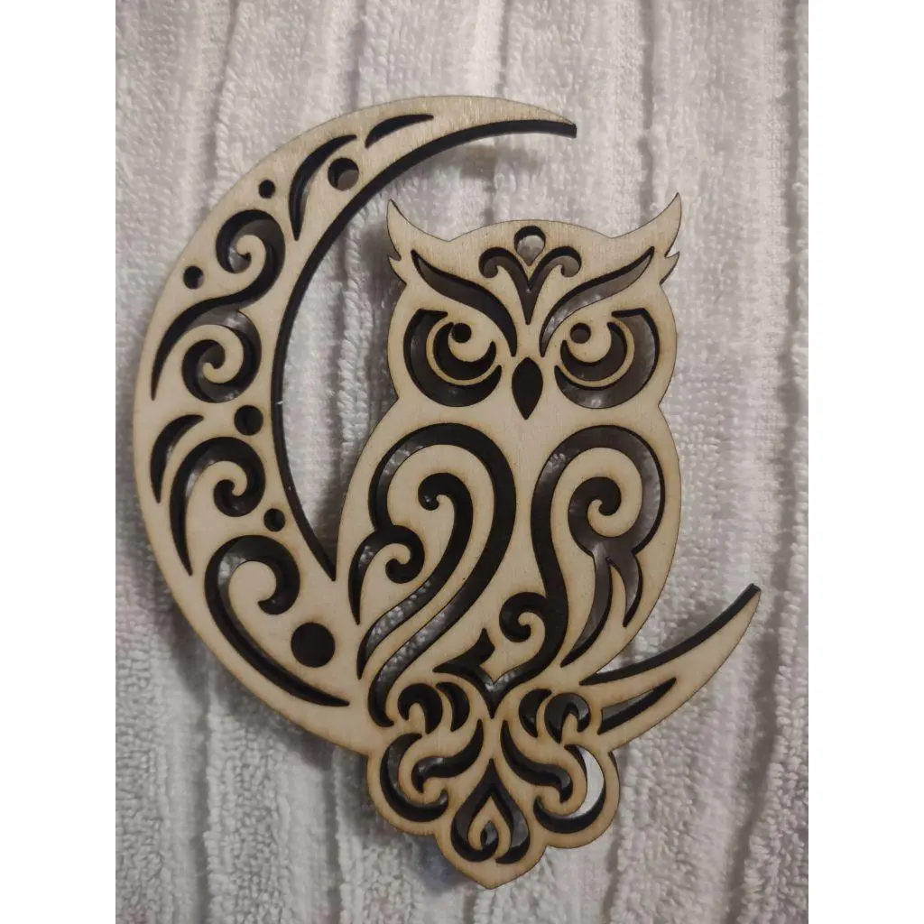 Unfinished 15" 18" 20" or 22" Owl Cut from 1/8" Thick Wood or MDF Ideal for Painting and Crafting Projects