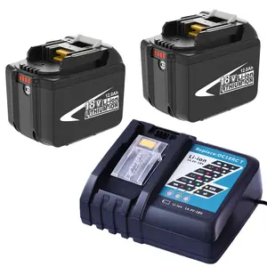 12.0Ah Lithium Battery & Charger Set for Makita LXT | BL1860B Replacement | Universal BL1815-BL1850 Compatibility