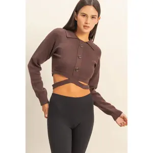 SEXY CROPPED CARDIGAN