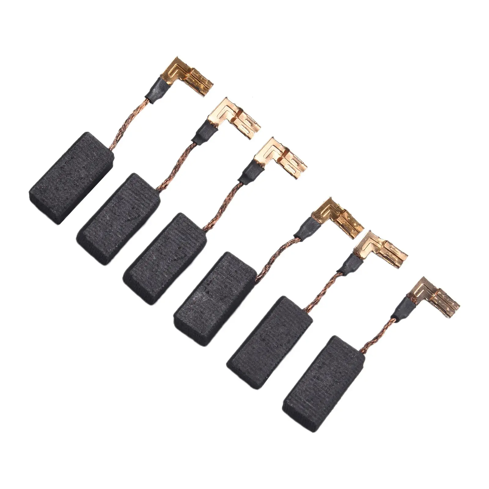 6pcs Carbon Motor Brushes N097696 Replacement for DeWalt DWE4011, DWE4120 Angle Grinders, Compatible with 4.5" Small Angle Grinding Machine, Surfoze Power Tool Maintenance Part Set