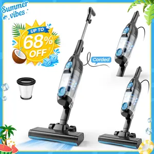INSE R6X Corded Stick Vacuum, 15KPa Suction with 600W Motor, Ultra-Lightweight Bagless Upright Vacuum with Handheld for Home Hard Floor Hardwood Floor Pet Hair Car Cleaning home cleaning tools home appliances Summervibes