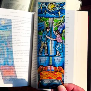 A Walk to Remember Stained Glass Bookmark, Two Places at Once (Movie Transparent Bookmark, Stained Glass Art, Book Reader Gift)