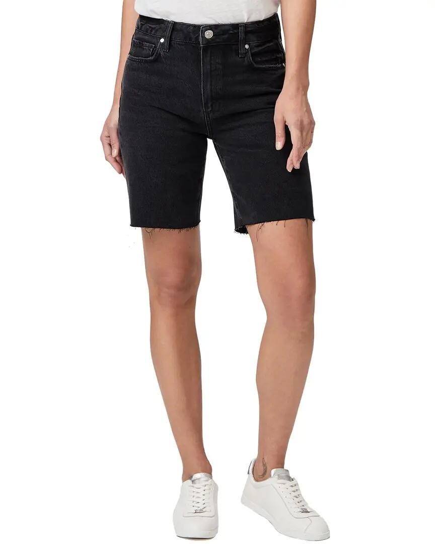 PAIGE Fade To Black Distressed Sammy Short