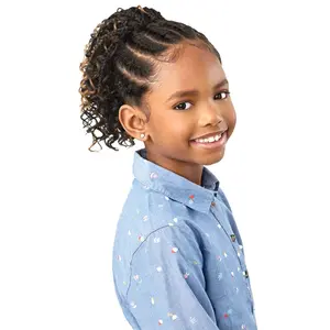 Outre Lil Looks Kids Drawstring Ponytail - Boho Box Braids 10"