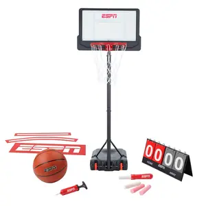 ESPN Basketball Arena Experience, Outdoor Basketball Hoop for Kids and Adults