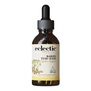 Eclectic Herb - Tum-Ease | Natural Liquid Digestive Support for Kids | Non-GMO, Gluten-Free