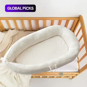 Baby Lounger, 1-Piece Soft Skin-Friendly Breathable Baby Bed, Portable Crib for Newborn #TOP PICKS