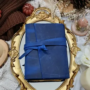 Wrapped leather journal