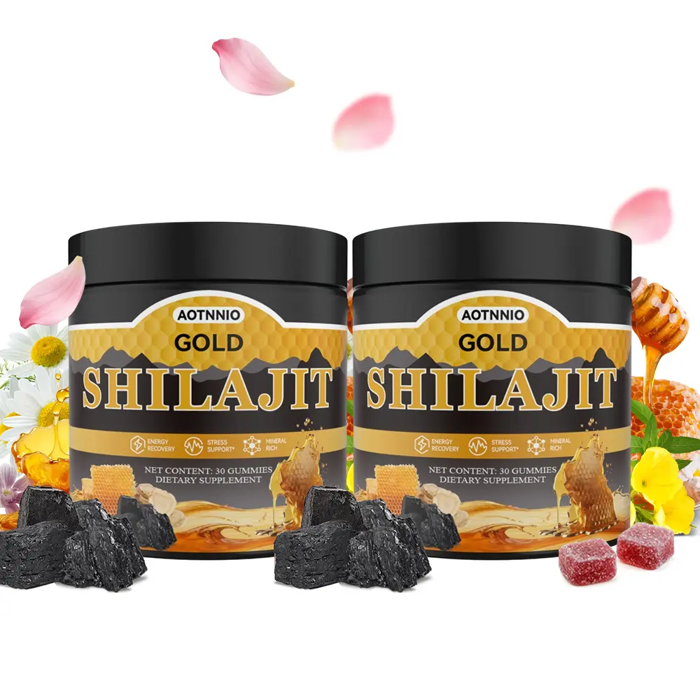 100% Natural & Organic|Pure Himalayan Shilajit Gummies Gold|30Gummies|Organic Manuka Honey|Non-GMO|For Men Women|Boost Energy Immunity|DealsForYouDays
