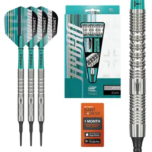 Target Darts Hydro Soft Tip Dart Set (Barrel 12), 18G/20G | 90% Tungsten Darts, Pro Ultra No.6 Flights, Pro Grip Tag Shafts, Pixel Tips | Professional Dart Sets