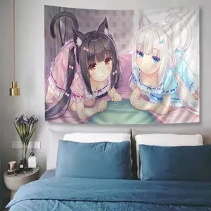 Tapestry  NEKOPARA Anime Hanging Bohemian Tapestry Cheap Hippie Wall Hanging Bohemian Wall Tapestries Mandala Wall Hanging Home Decor