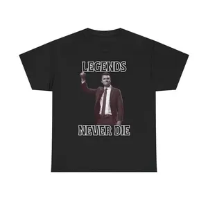 Legends Never Die Charlie Kirk Unisex Heavy Cotton Tee