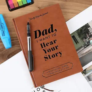 Father's Day Gift for Dad,Dad I Want To Hear Your Story， Life and Memories Keepsake Album, Personalized Father's Day Present, Heartfelt Tribute Book, Guided Journal, Stationery Gift