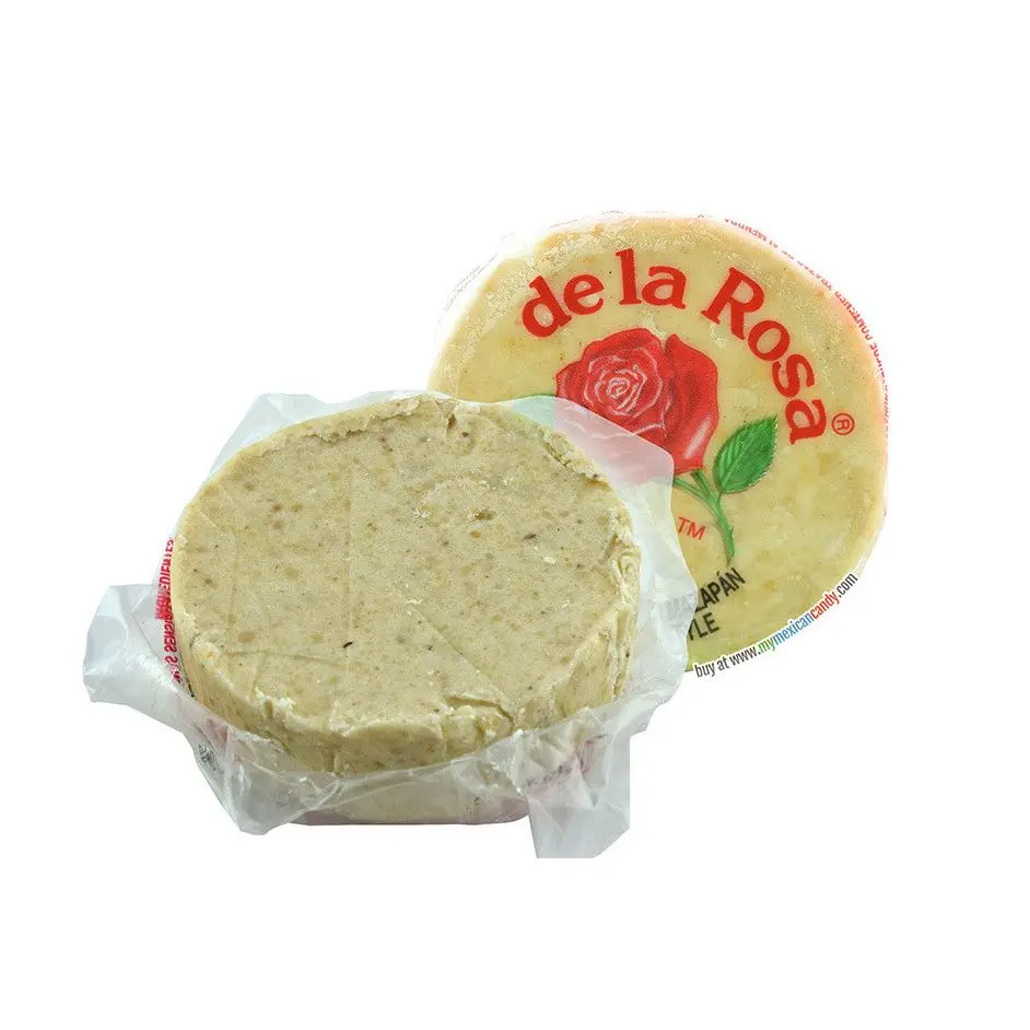 De la Rosa Mazapan Mexican Peanut Candies - Sugar-Sweet, Bite-Sized Individual Snack Bites, Packaged Marzipan Sweets, Peanut-Containing, 30-Pieces Pack