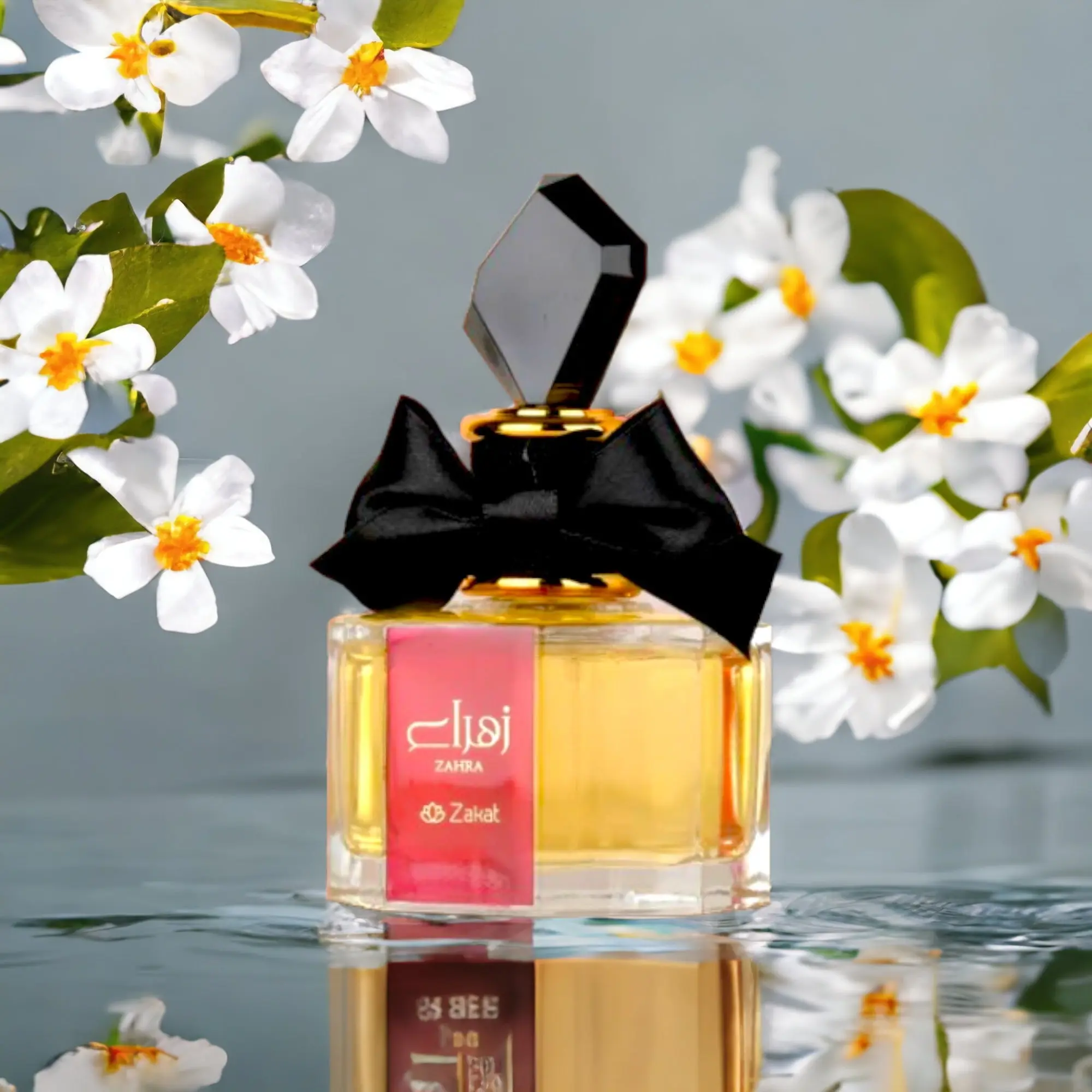 Zakat Perfume Zahra Unisex Eau de Parfum, 100ml (3.4 oz) Single Item, Cherry-Sweet Floral Lily Scent for Everyday Use