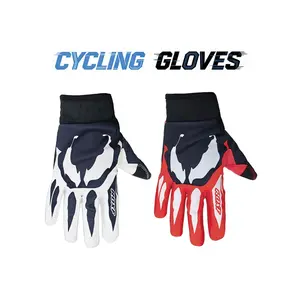 Flame Outdoor Sports Gloves Baseball Outdoor Cycling Sports Red and White unisex breathable and non slip multifunctional gloves Four season universal version Touchscreen can be used for daily commuting Fashion high-end gloves