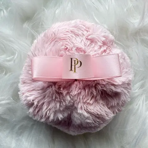 Velvet Powder Puff Soft Luxe Mess-medium Efficient Plush Cotton for Dusting Setting Body Powder Application