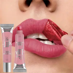 1PC Soft Tube -Off Lip Tint, Non-Sticky, Non-Fading, Matte -Off Lip Glaze, Glossy Lipgloss, Shiny Lip Gloss, Long-Lasting Color, Waterproof & Smudge-Proof, Highly Pigmented, Moisturizing & Nourishing, All-Day Wear, Easy -Off Formula, Smooth Application
