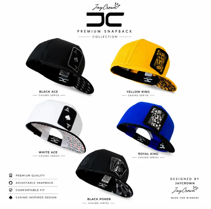 Premium Snapback Hat Collection – Adjustable Flat Brim Baseball Cap, Embroidered Streetwear Hip Hop Cap for Men & Women