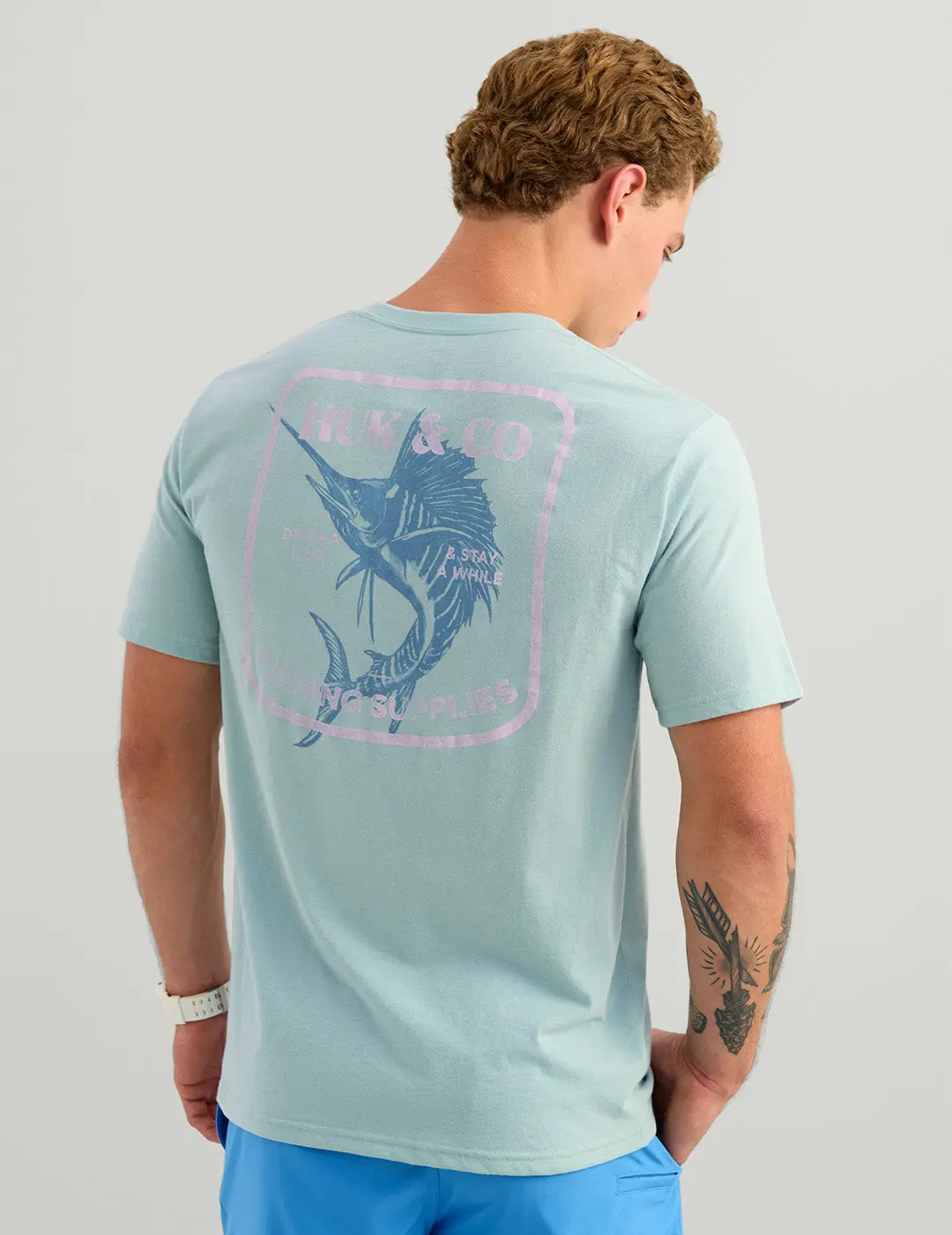HUK Huk and Co Pocket Tee