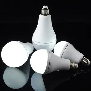 12W Rechargeable Emergency LED Bulbs, 80° Wide Beam, E27 Base, 6500K Cool White Light,  Portable Durable for Power Outages, Sleek Design with Easy Hanging Hook