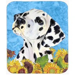 212 MAIN Dalmatian Mousepad - Heatproof Permanently Dyed Polyester Animal Print Desk Accessory, Large Computer Mouse Pad for Office Use, Desk Accessories