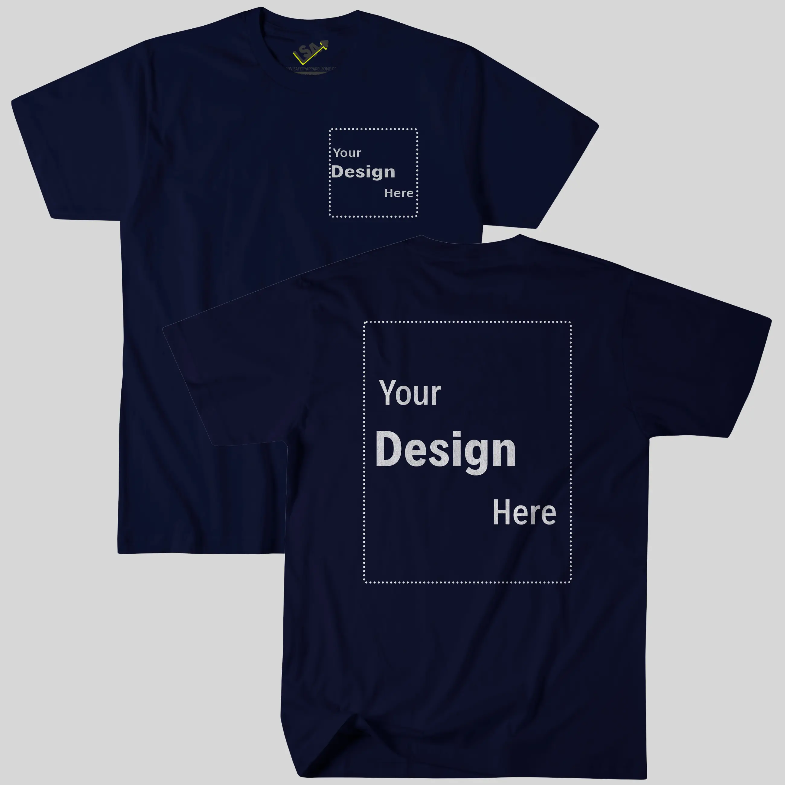 Customizable Short Sleeve Safety T-Shirt | (F1B3)
