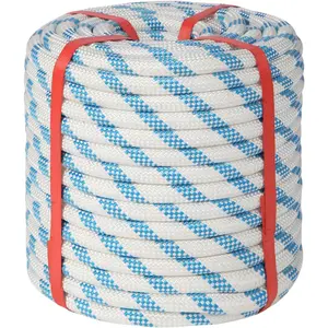 Double Braid Arborist Rope Tree Climbing Rope Heavy Duty Swing Rope for Trees,Outdoor,Climbing,Sailing(1/2 inch x 100 ft)