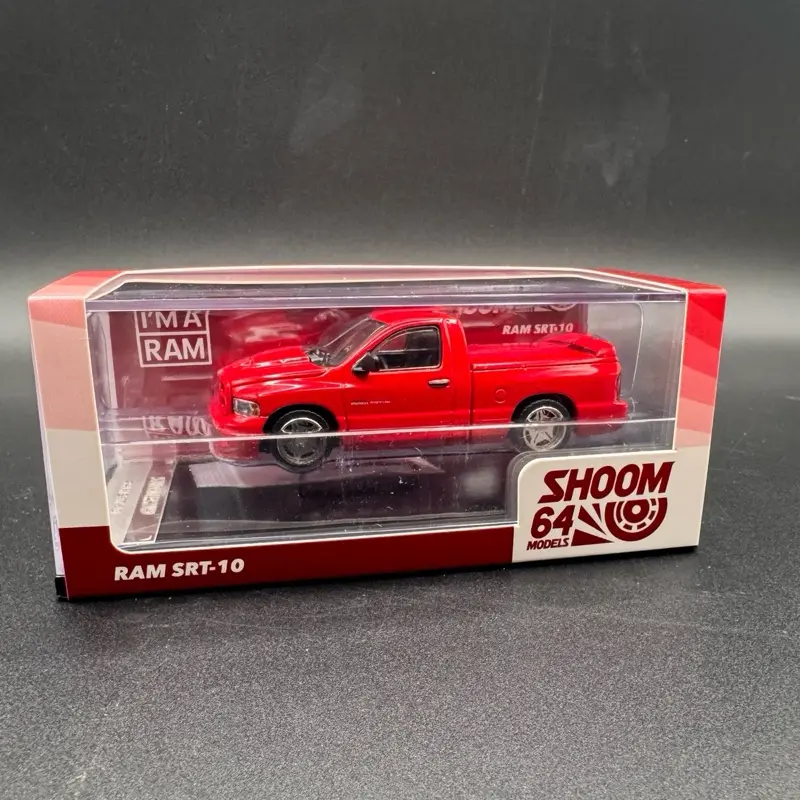 Shoom64 2003 Dodge Ram SRT10 - Red - 1/64 Scale Diecast Model by GCD