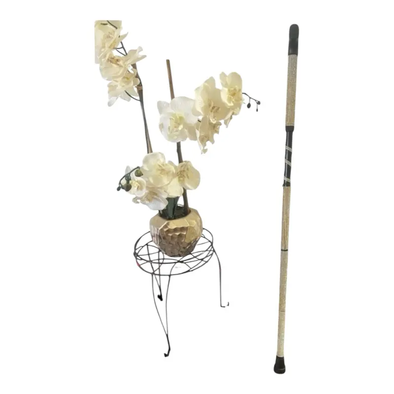 Customized Folding Cane for Seniors, Adjustable Height, Lightweight Aluminum Walking Aid