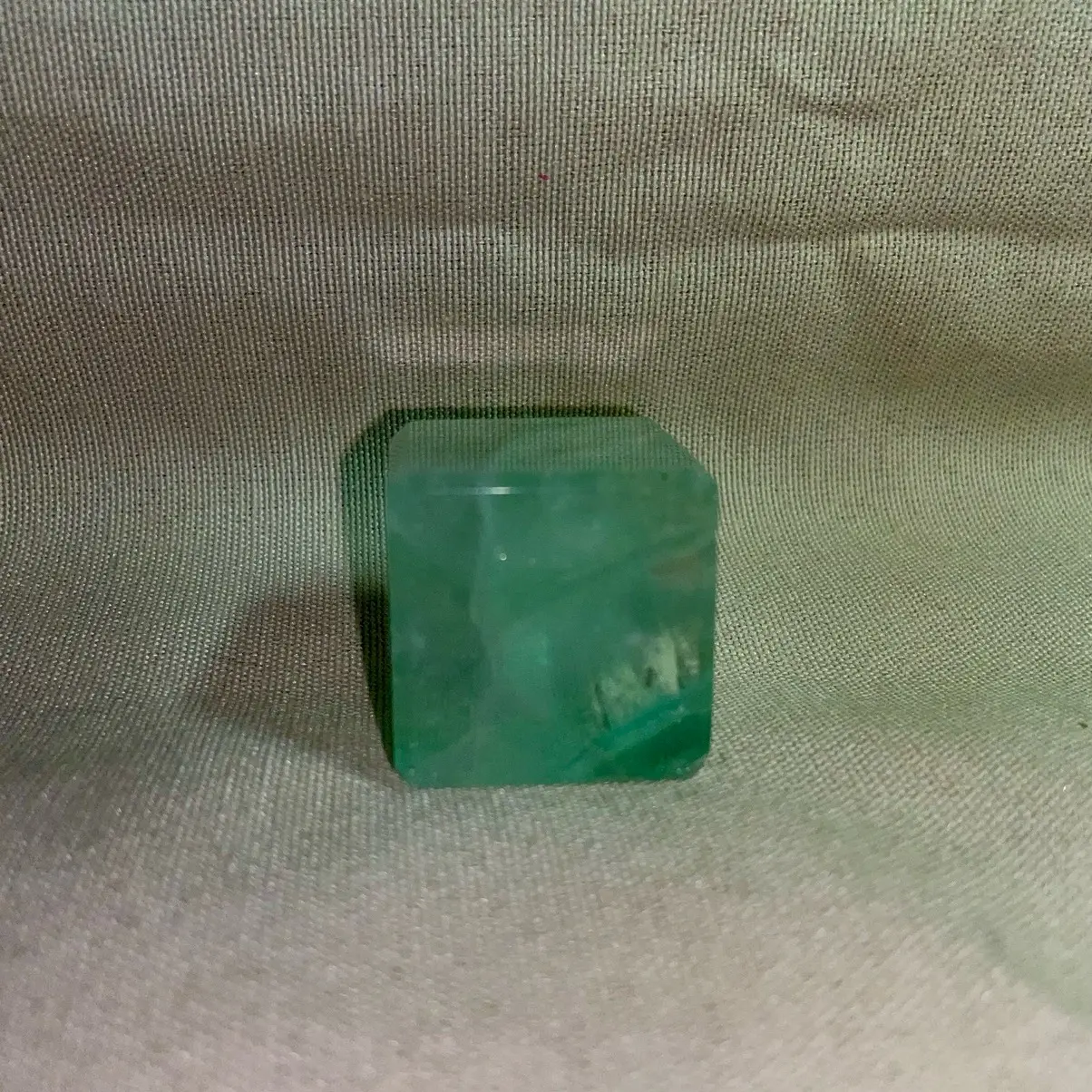 Green Fluorite Cube