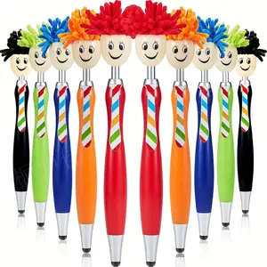 Cartoon Design Ballpoint Pen, 6/10/20/50pcs Creative Ballpoint Pen, Funny Teacher Pens, Funny School and Office Stationery Supplies