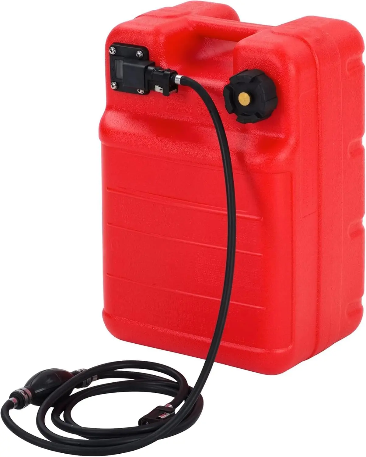GARVEE Marine Tank,6 Gallon /24 L Portable Tank with 10ft Hose,I-Shaped Handle,Marine Boat Transfer Tank for Outboard Engine, Yacht, Fishing, Deck Boat,