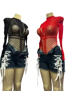 Bodysuit with Shorts Set