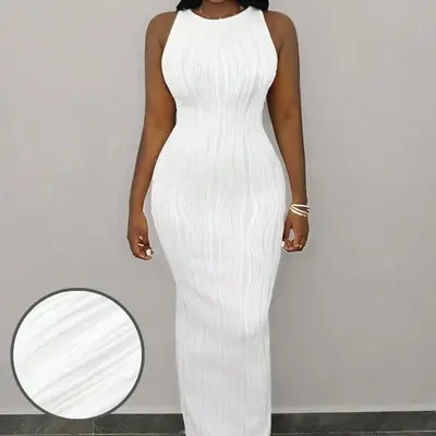 Fleece Lined Tights White Dress - TikTok Shop