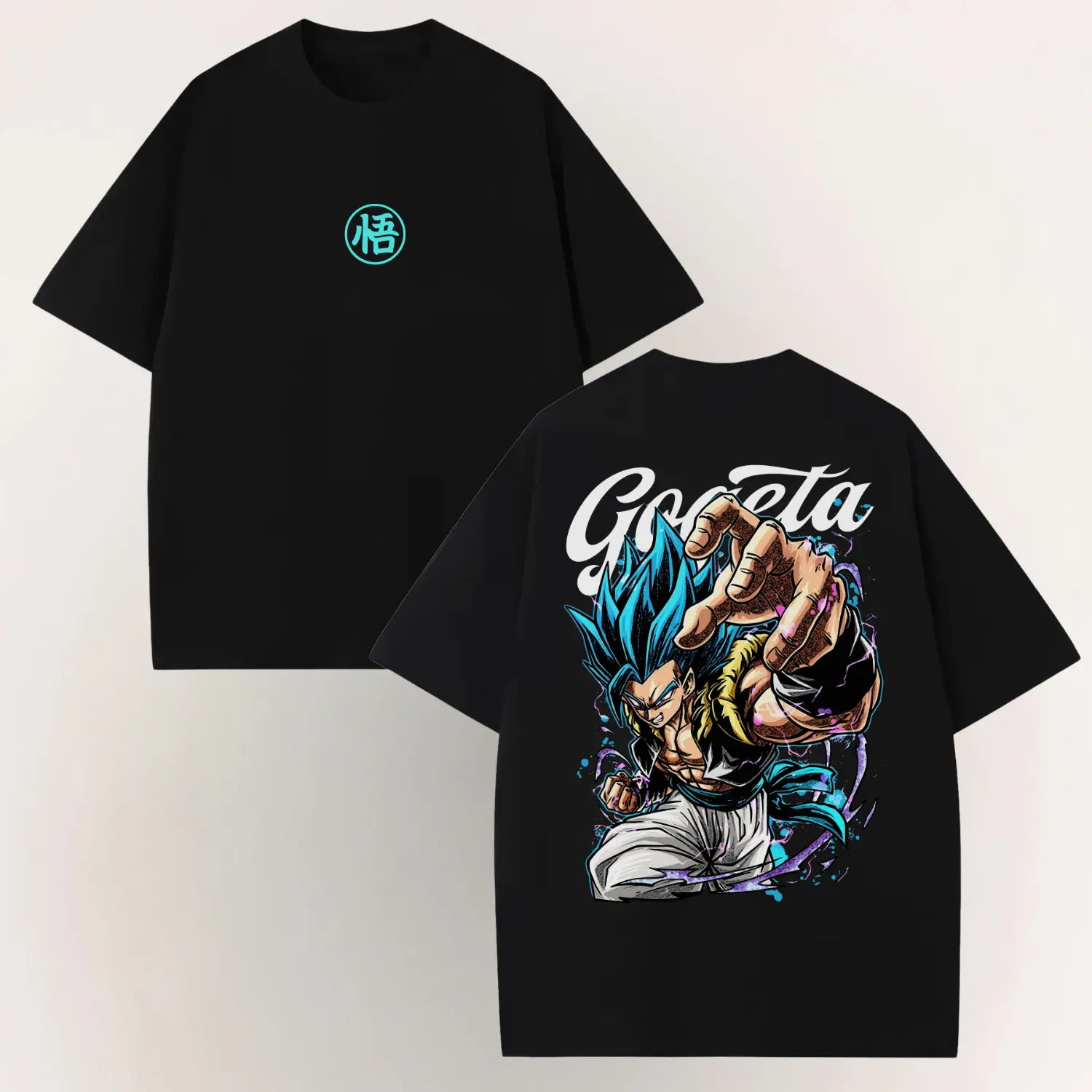 Gogeta Blue Super Saiyan Streetwear Tee/Hoodie, Streetwear Casual Wear For Anime Fans, Gift for Fans Anime