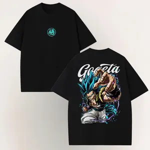 Gogeta Blue Super Saiyan Streetwear Tee/Hoodie, Streetwear Casual Wear For Anime Fans, Gift for Fans Anime