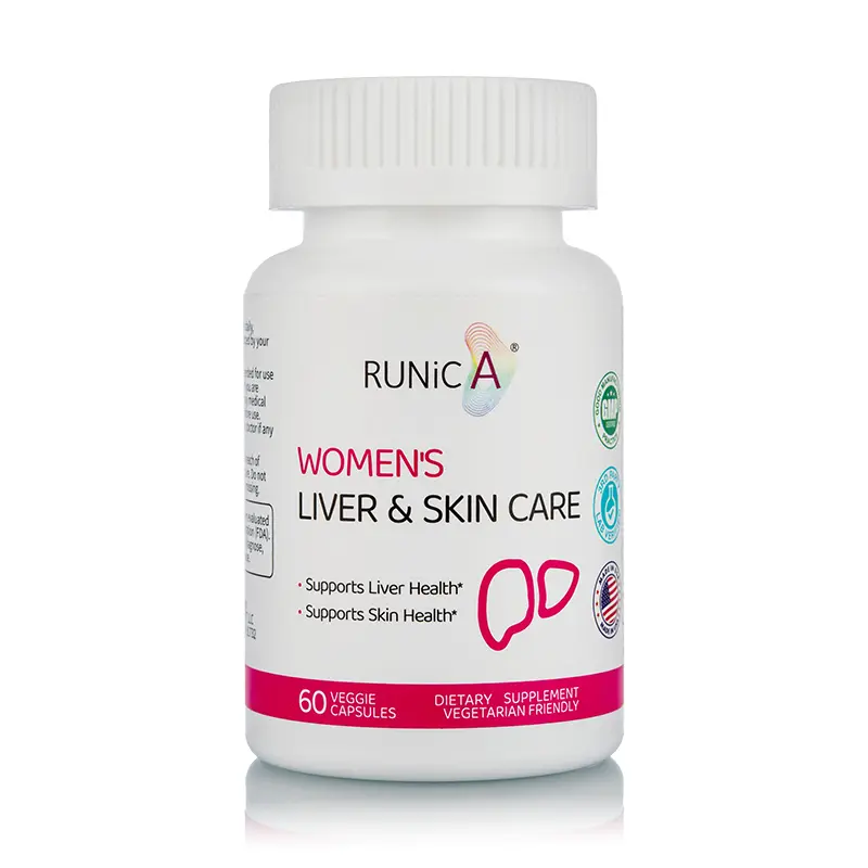 RUNICALiver & Skin Detox for Women  Milk Thistle, Turmeric, Glutathione &  Rose  Supports Liver Health, Skin Glow, Antioxidant Protection - TikTok  Shop