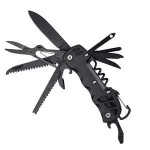 16 in 1 Multifunctional Tool, Portable Foldable Stainless Steel Tool, Multi-functional Knife EDC Combination Tool for Camping & Emergencies, Survival Tools, Portable Multipurpose Knives